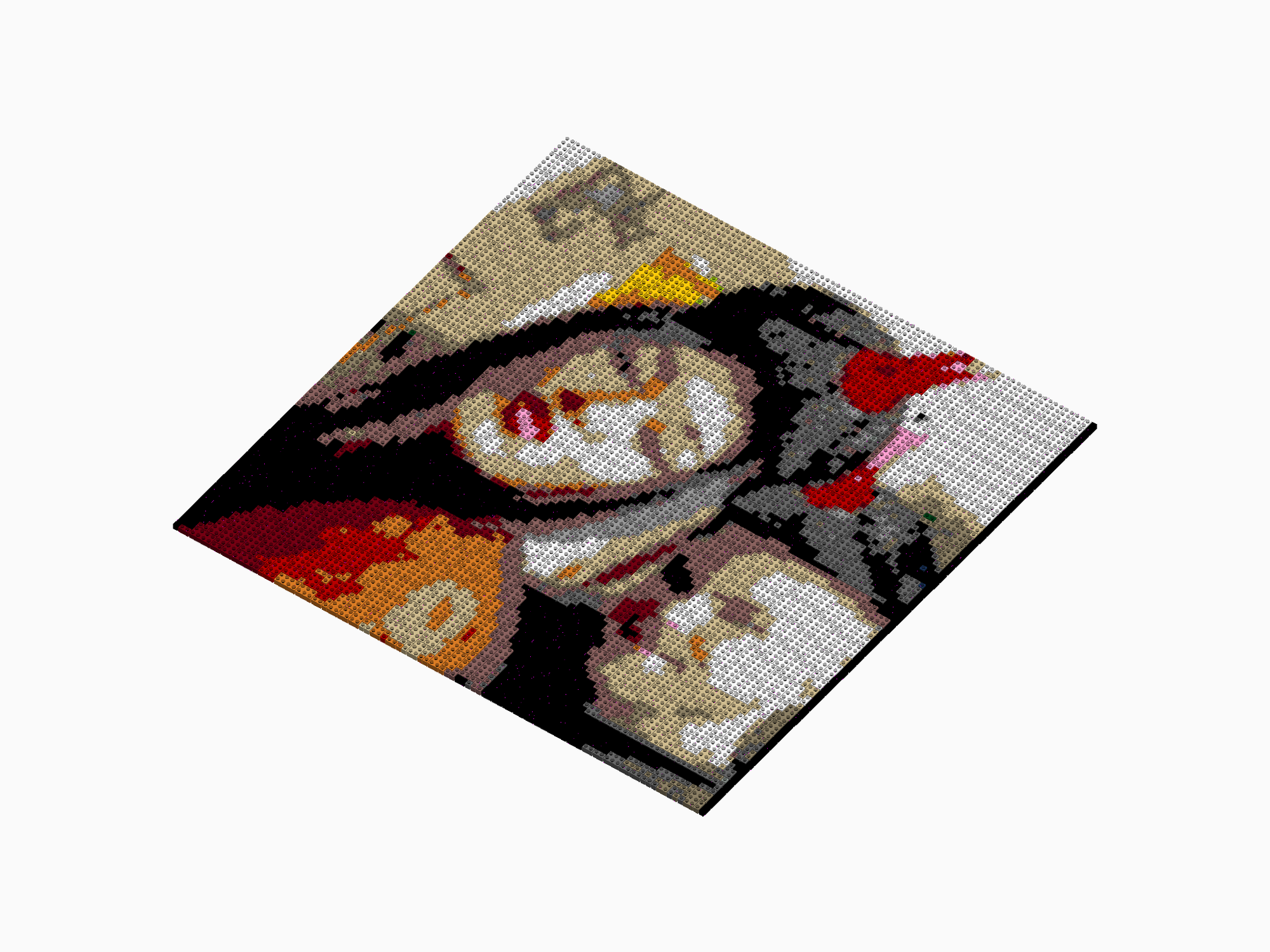 Custom Brick Mosaic