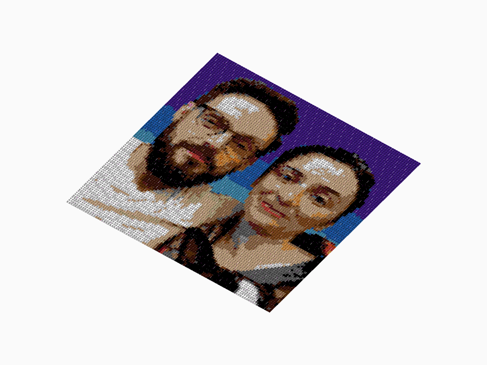 Custom Brick Mosaic