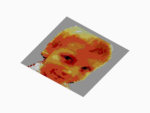 Custom Brick Mosaic