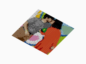 Custom Brick Mosaic