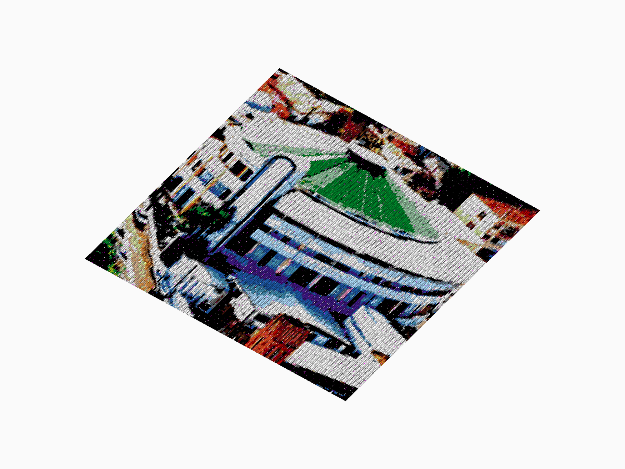 Custom Brick Mosaic