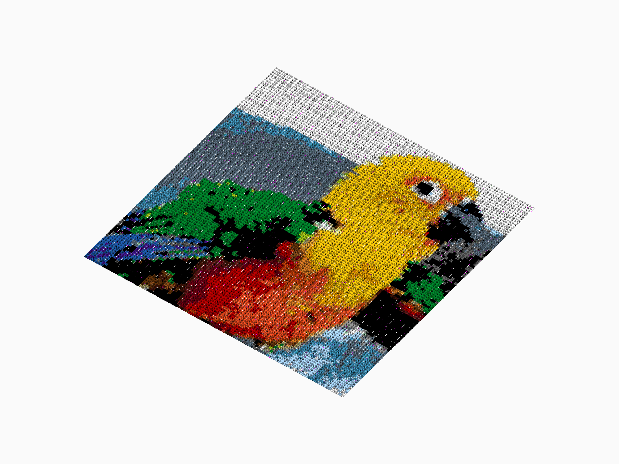 Custom Brick Mosaic
