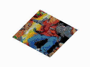 Custom Brick Mosaic