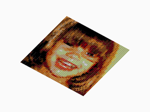 Custom Brick Mosaic
