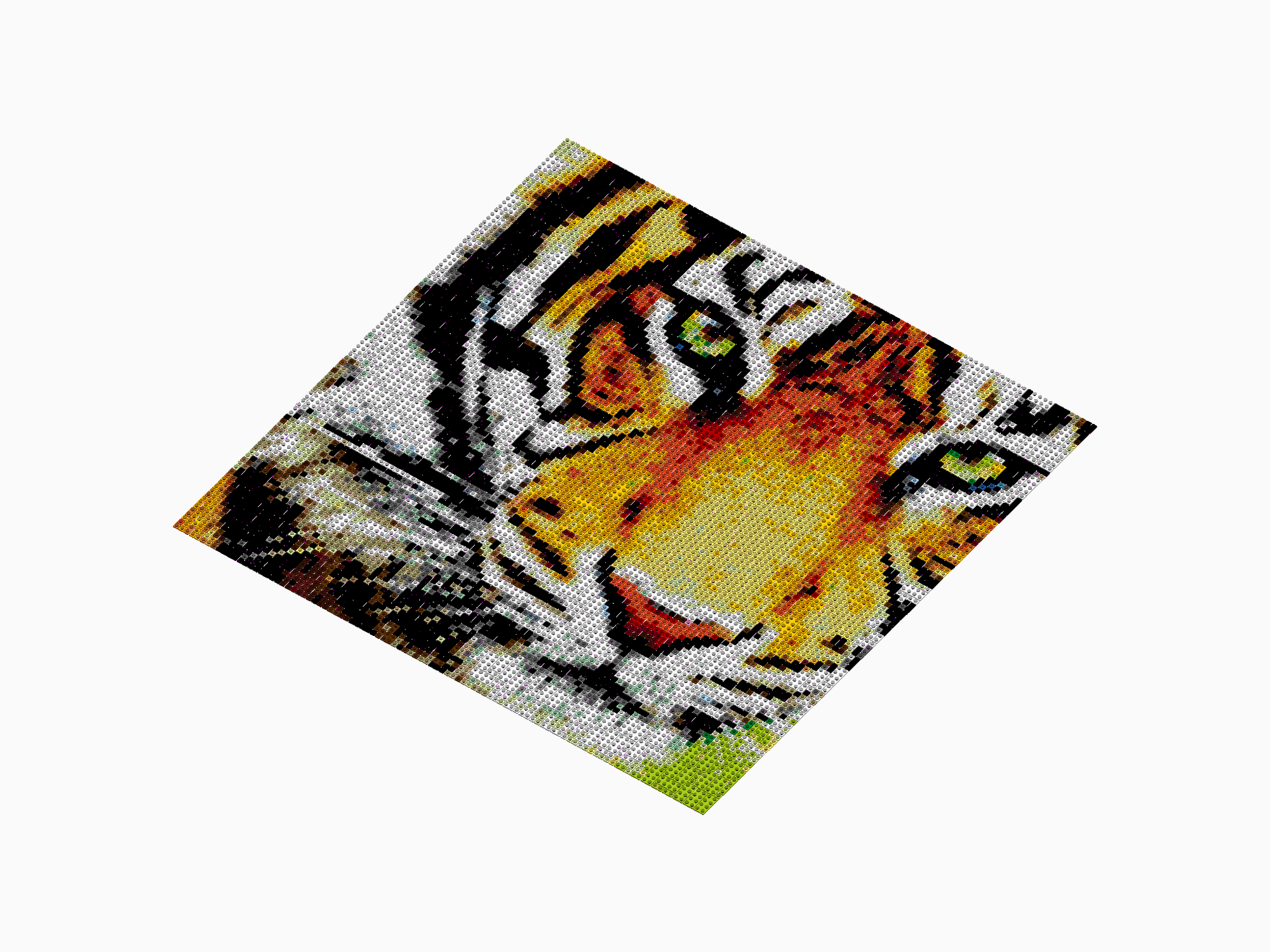 Custom Brick Mosaic