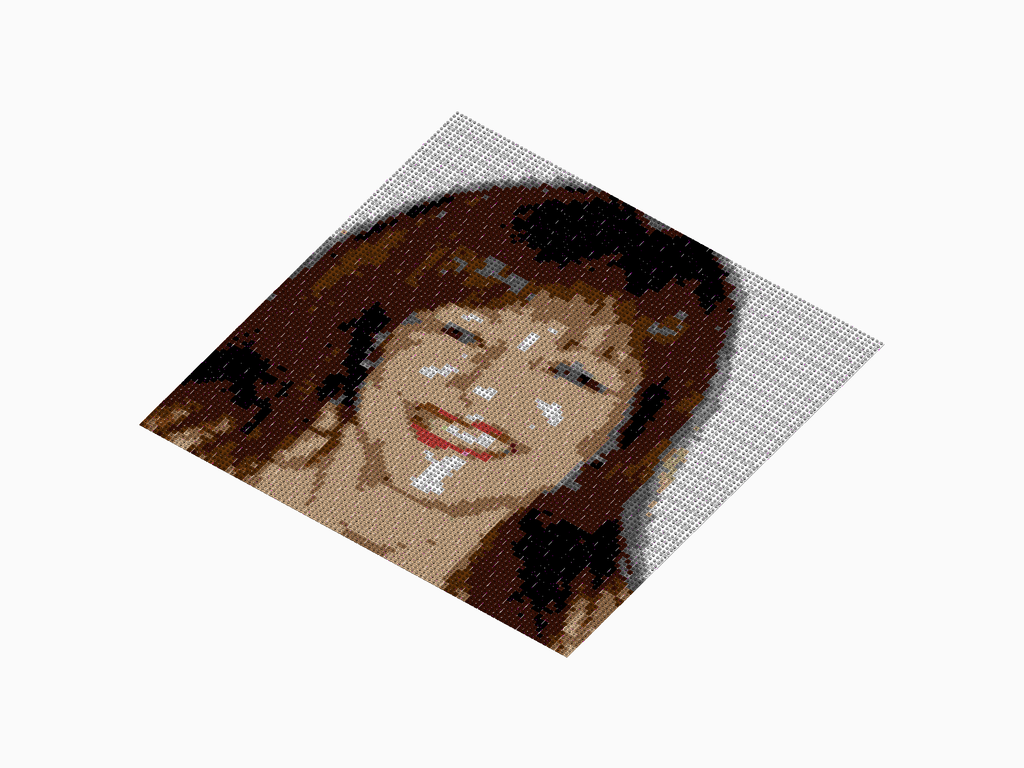 Custom Brick Mosaic