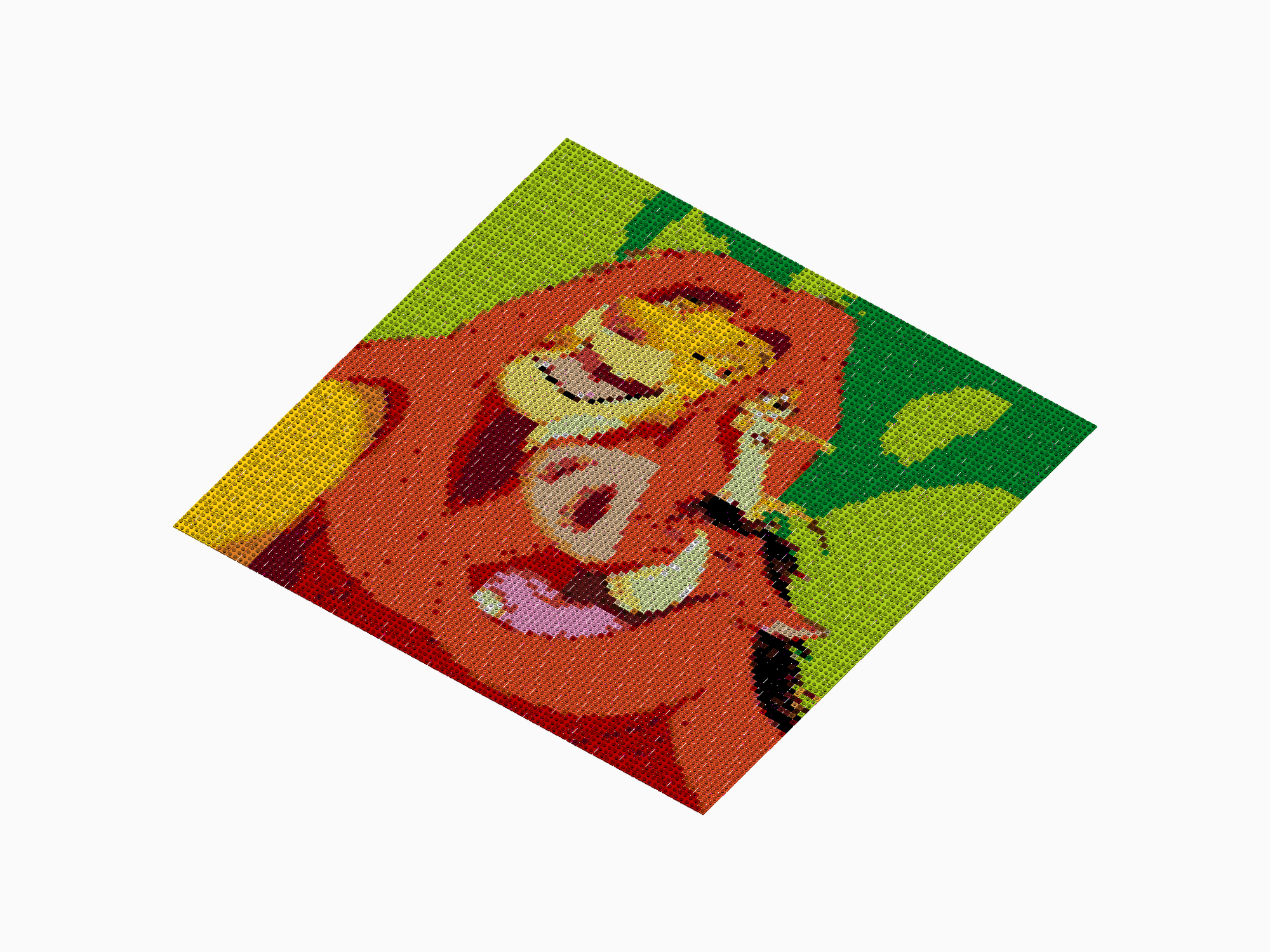 Custom Brick Mosaic