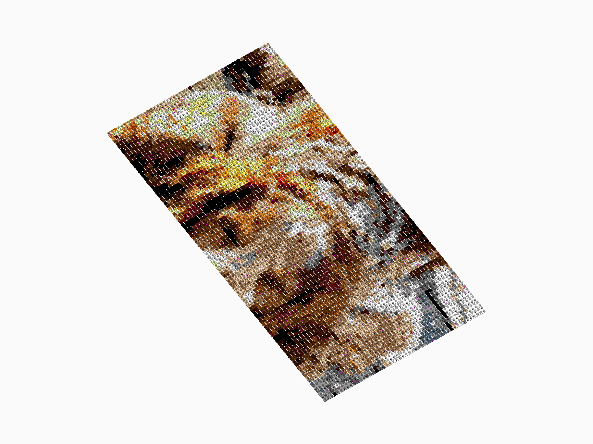 Custom Brick Mosaic