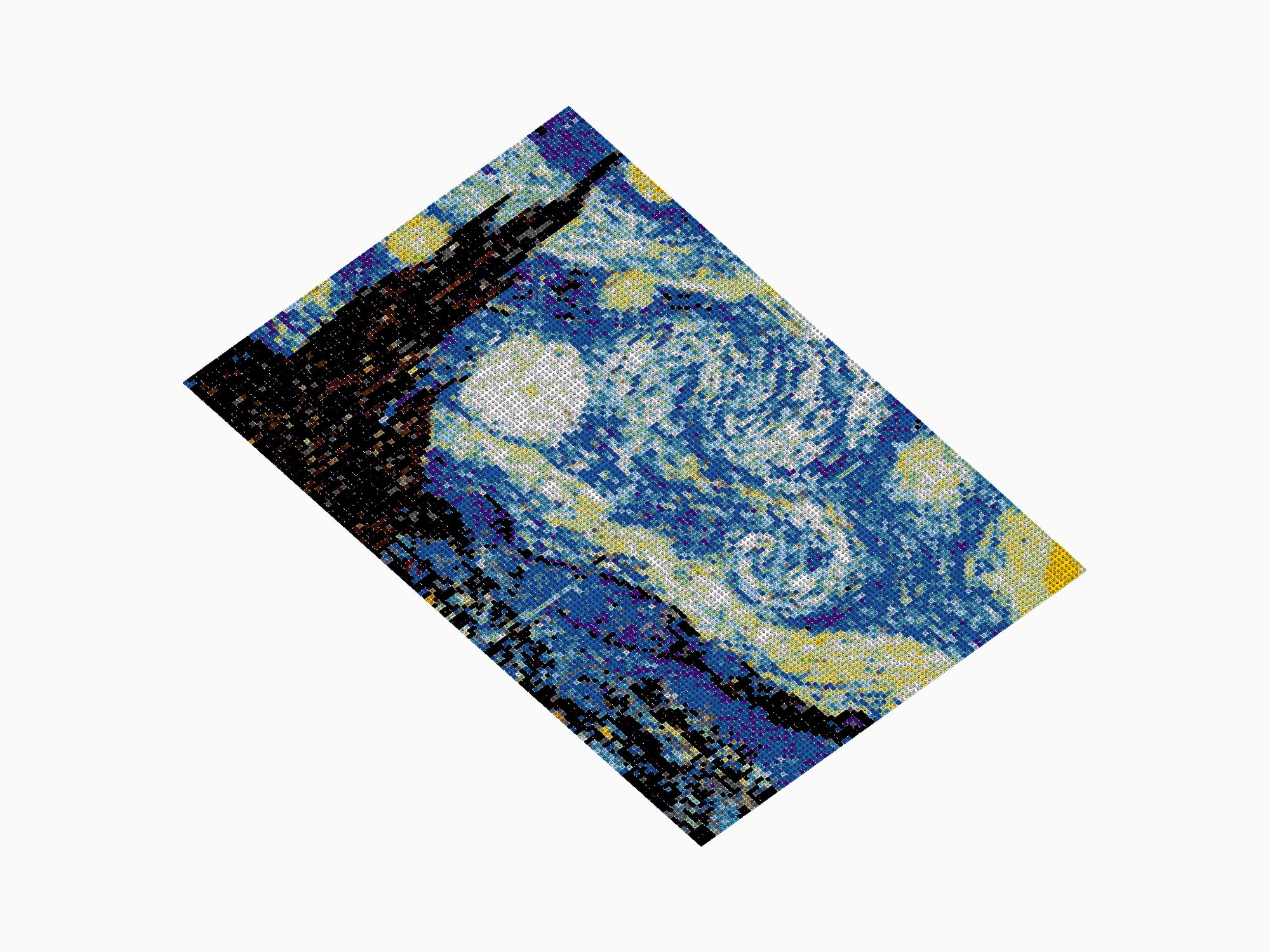 Custom Brick Mosaic