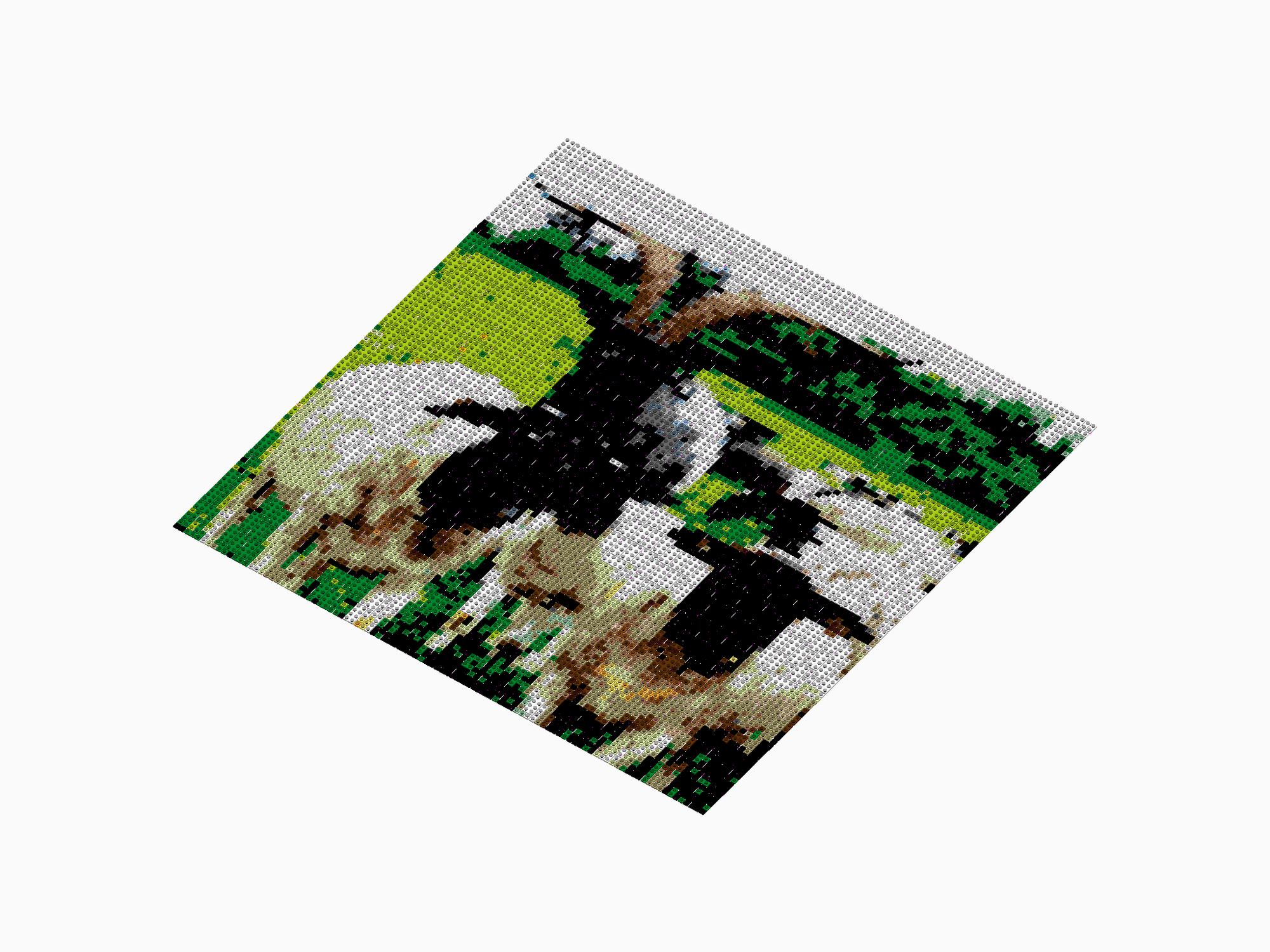 Custom Brick Mosaic