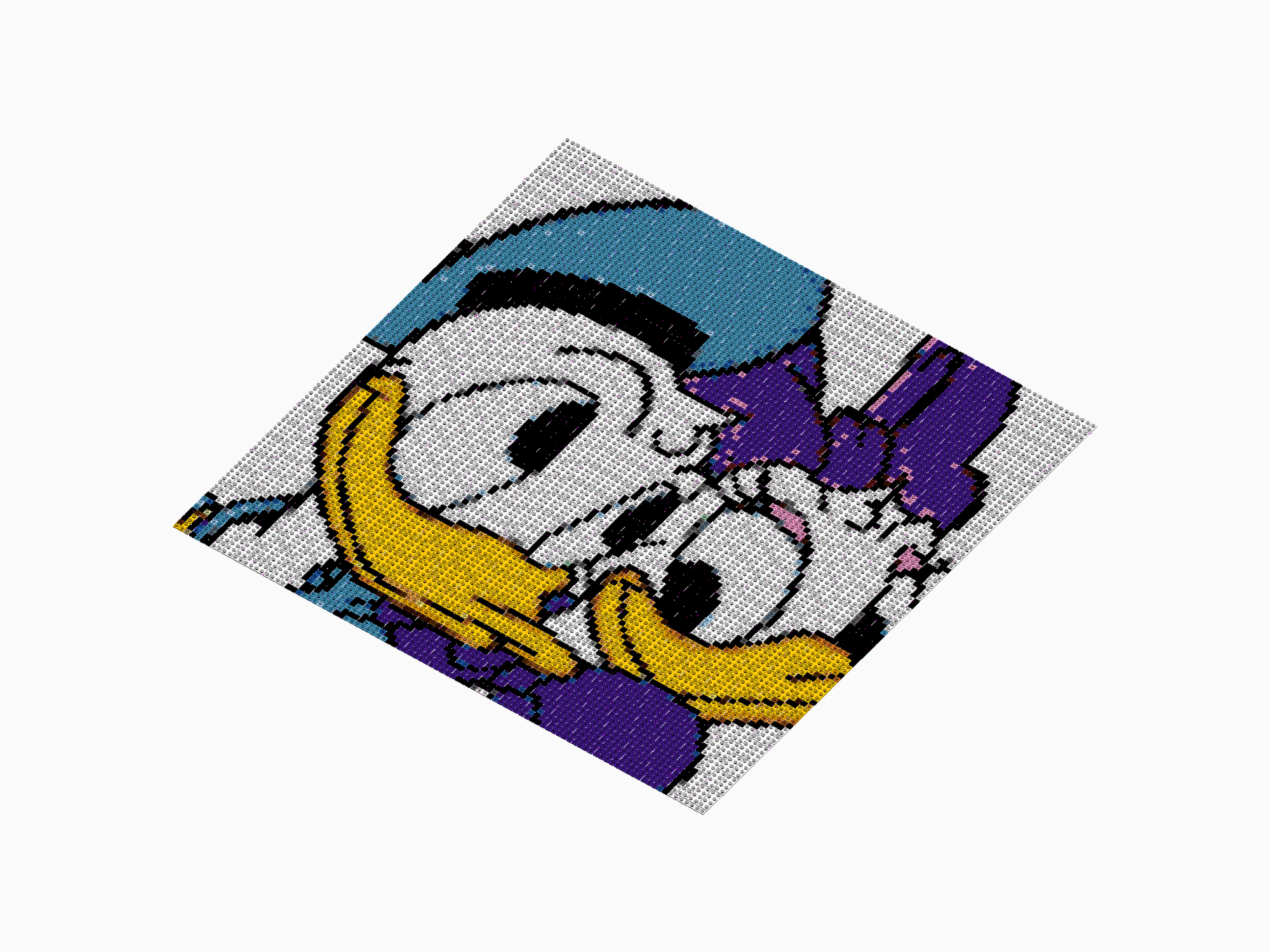 Custom Brick Mosaic