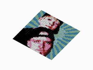 Custom Brick Mosaic