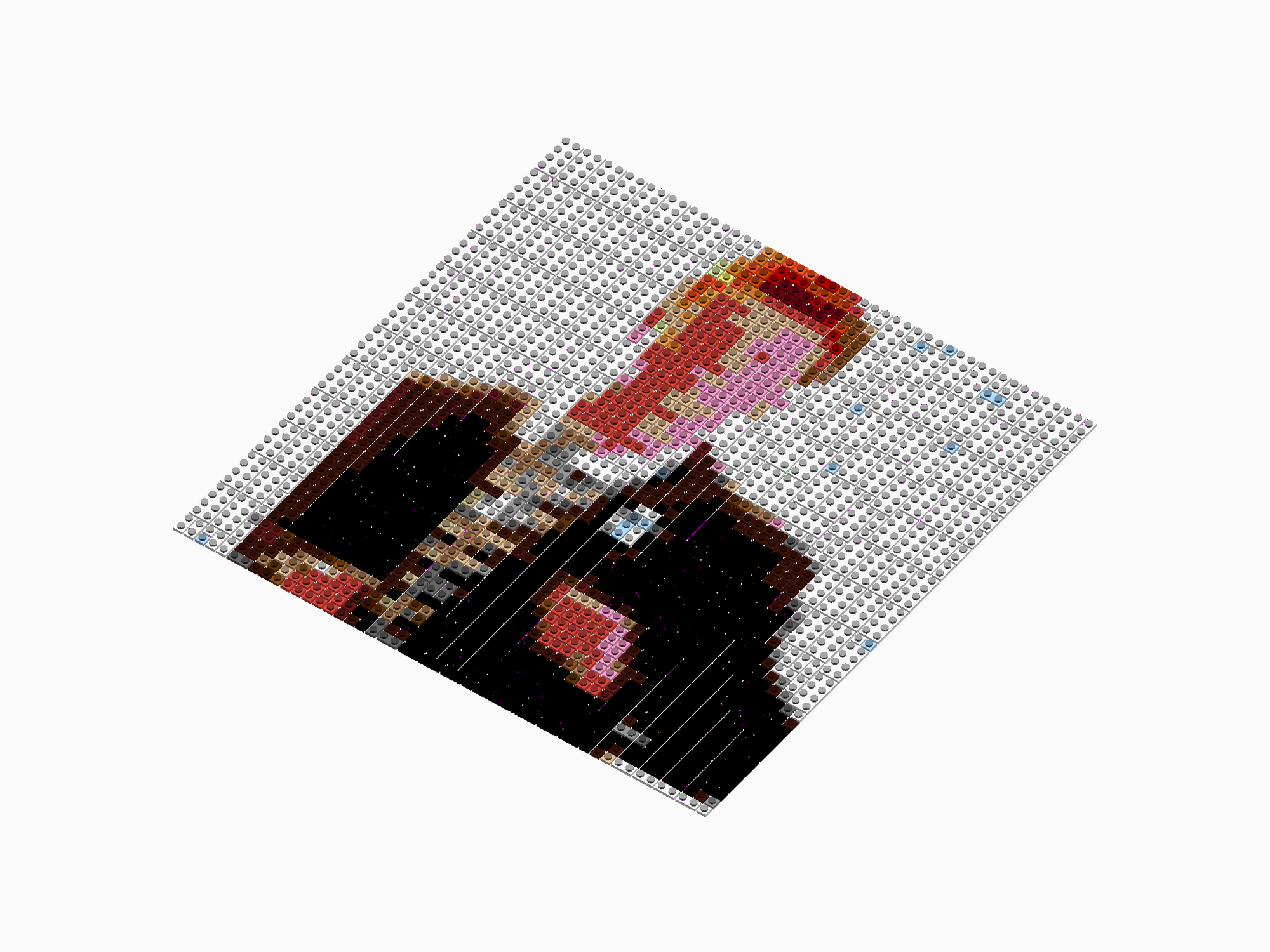 Custom Brick Mosaic