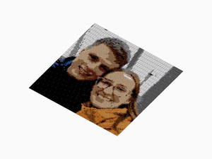 Custom Brick Mosaic