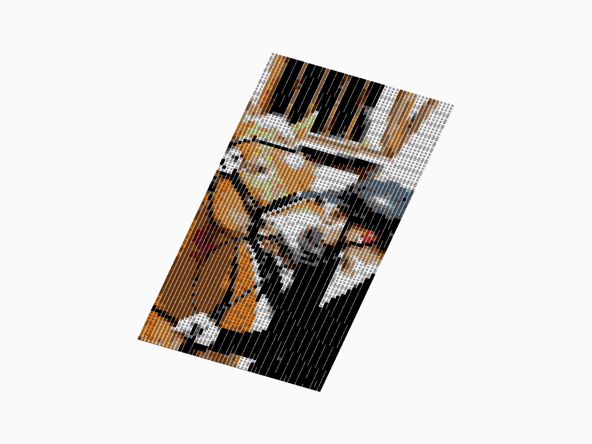 Custom Brick Mosaic