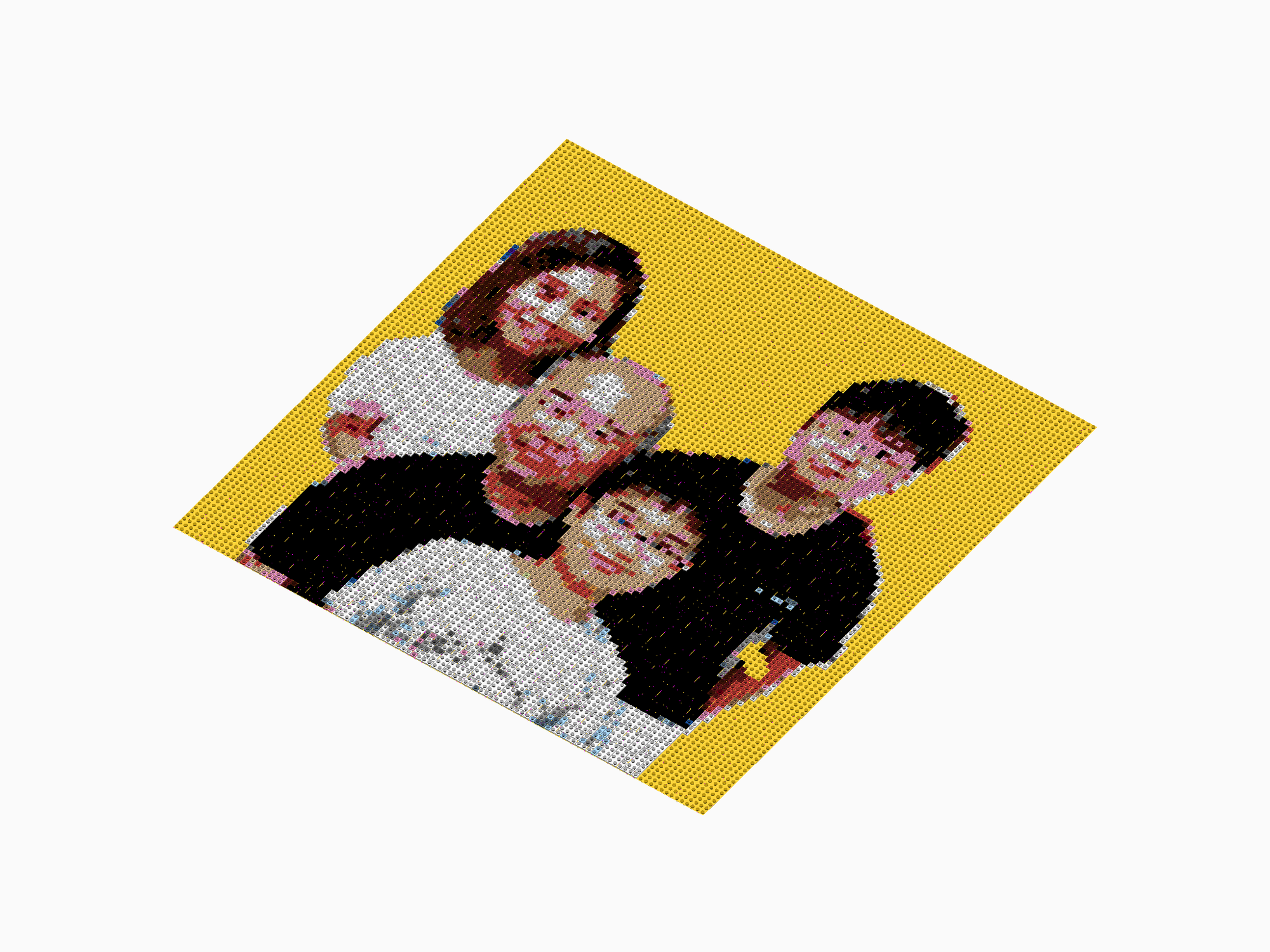 Custom Brick Mosaic