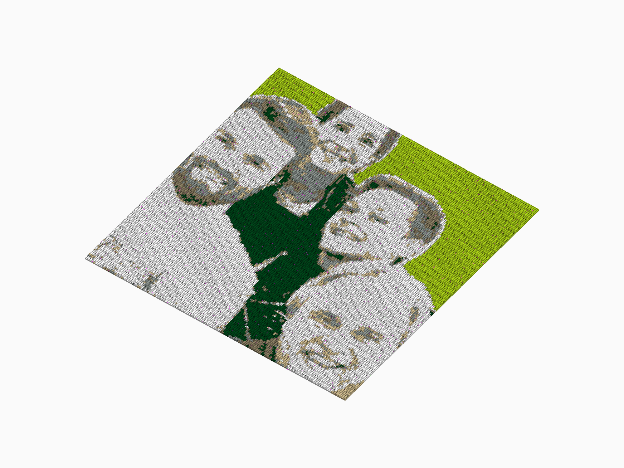 Custom Brick Mosaic