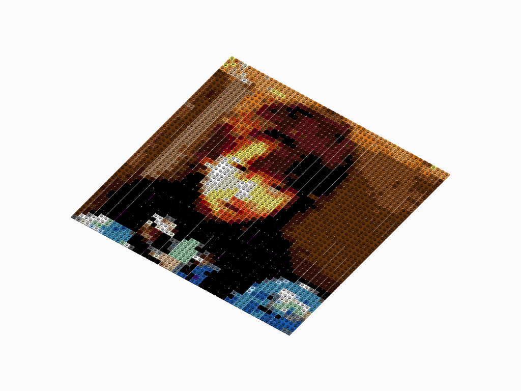 Custom Brick Mosaic