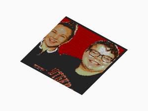 Custom Brick Mosaic