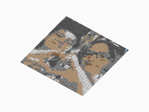 Custom Brick Mosaic