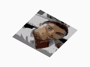 Custom Brick Mosaic