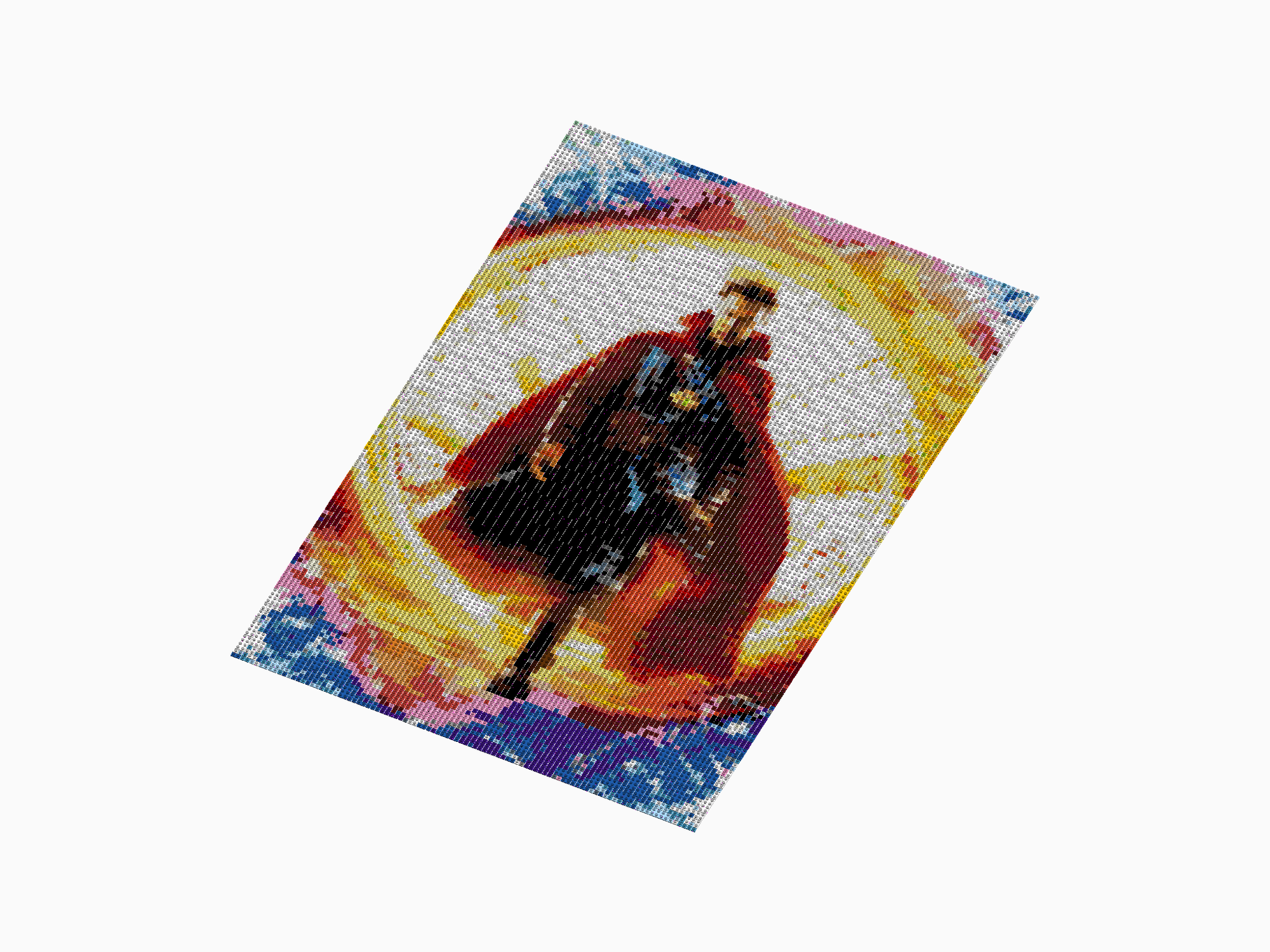 Custom Brick Mosaic