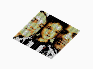 Custom Brick Mosaic