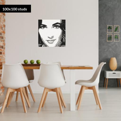 100*100studs, 80*80cm, 31.5*31.5inch