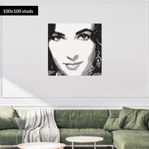 100*100studs, 80*80cm, 31.5*31.5inch
