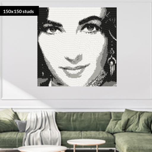 150*150studs, 120*120cm, 47.25*47.25inch