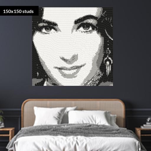 150*150studs, 120*120cm, 47.25*47.25inch