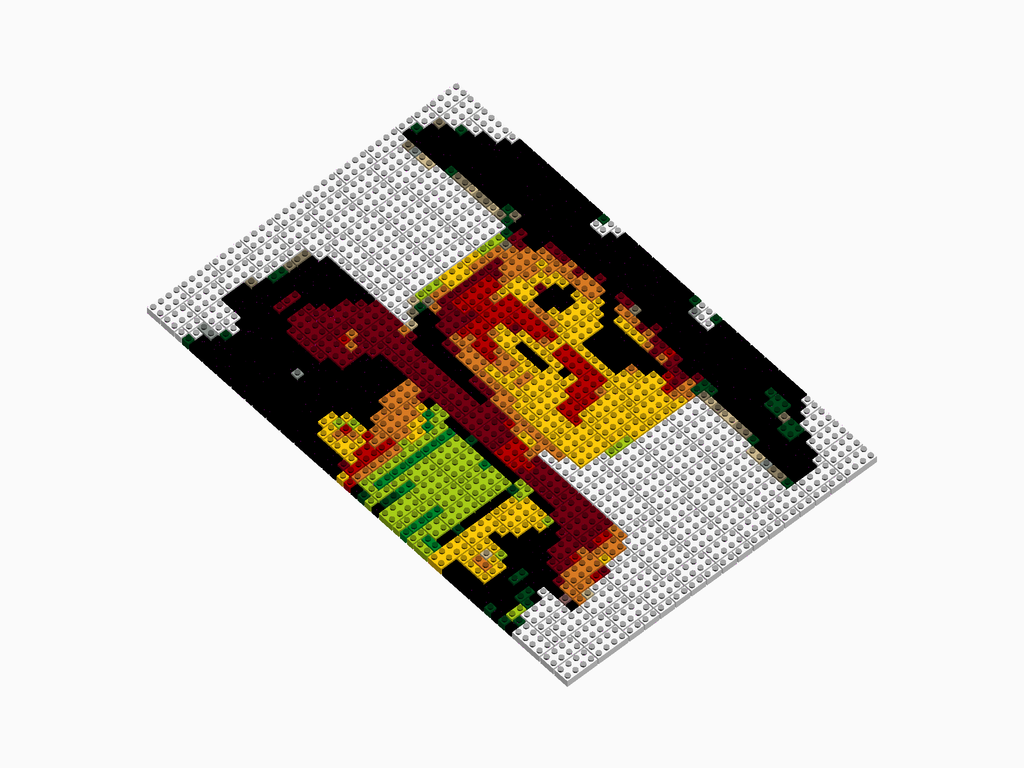 Custom Brick Mosaic