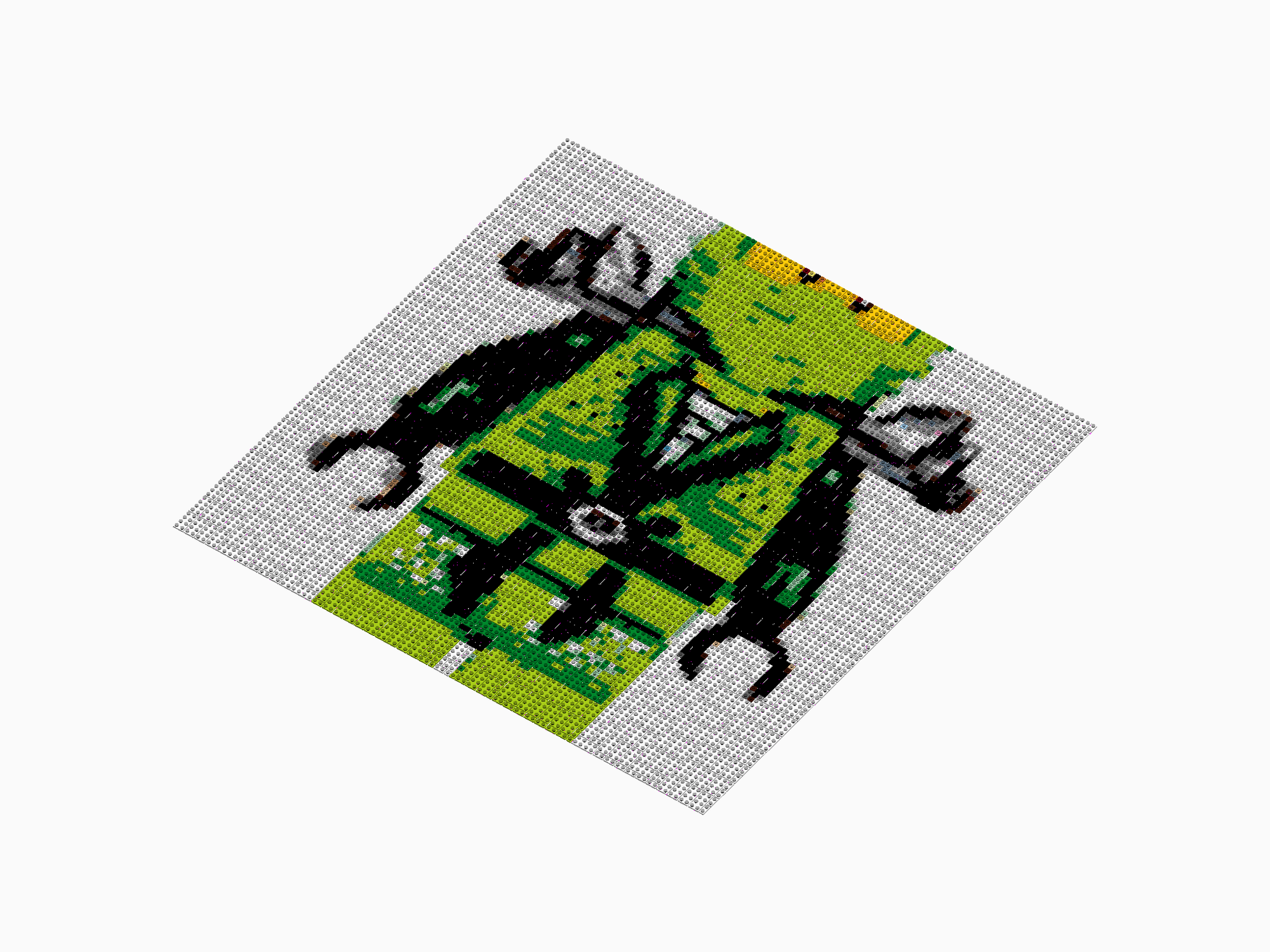 Custom Brick Mosaic