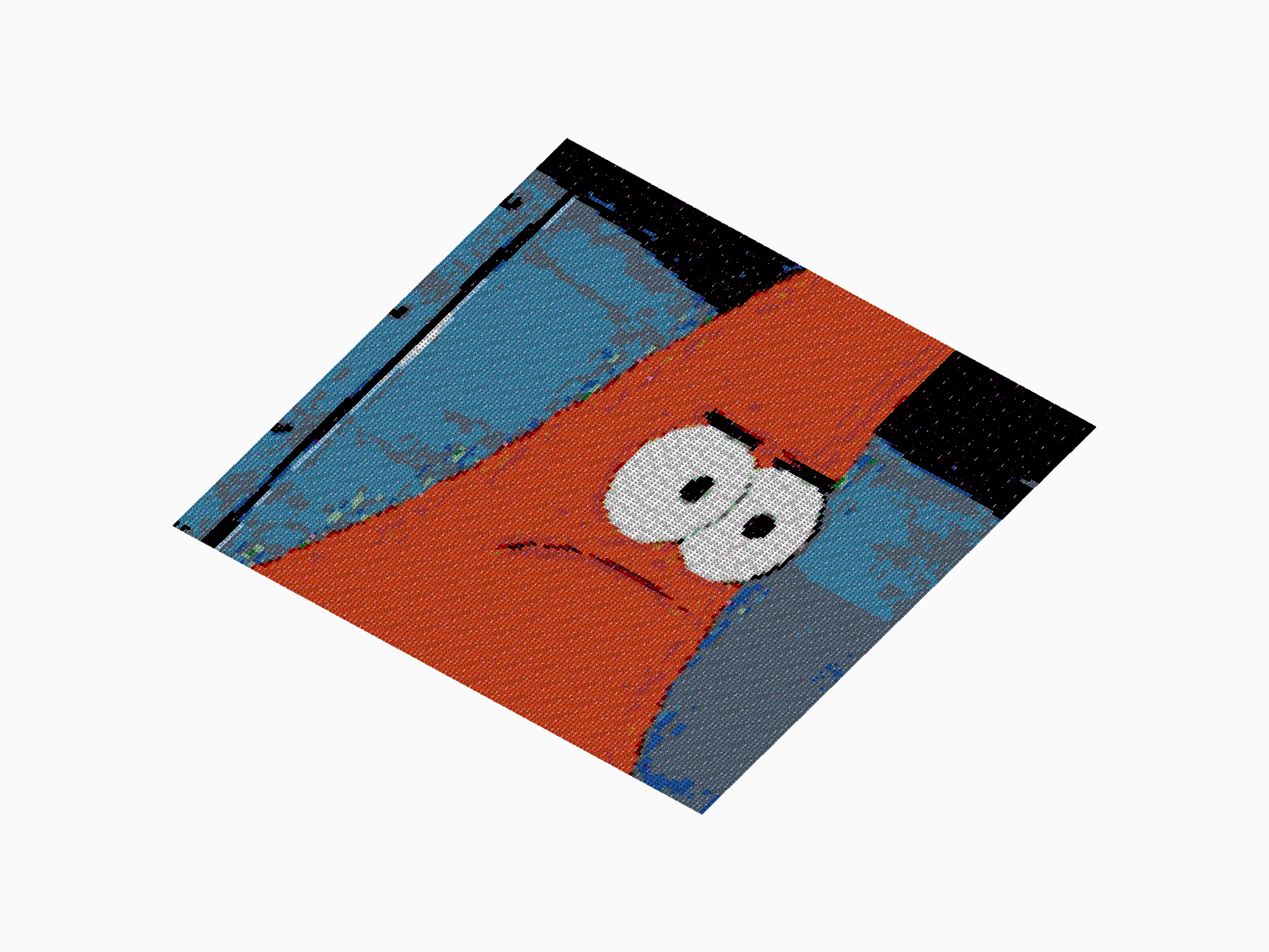 Custom Brick Mosaic