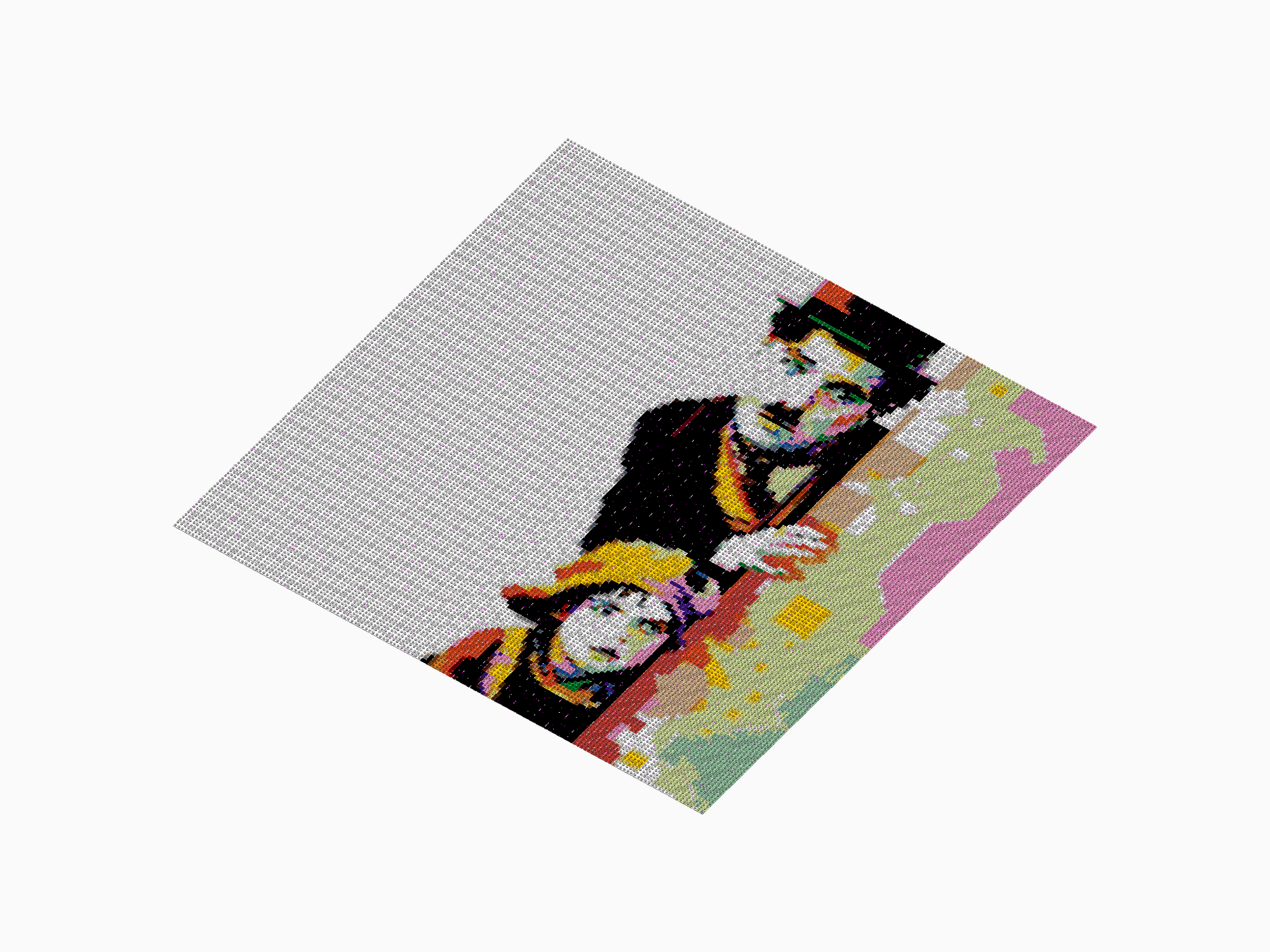 Custom Brick Mosaic