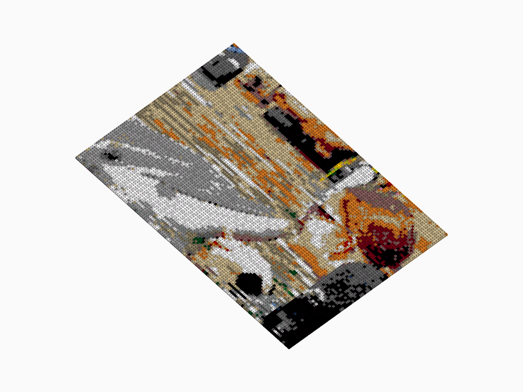 Custom Brick Mosaic