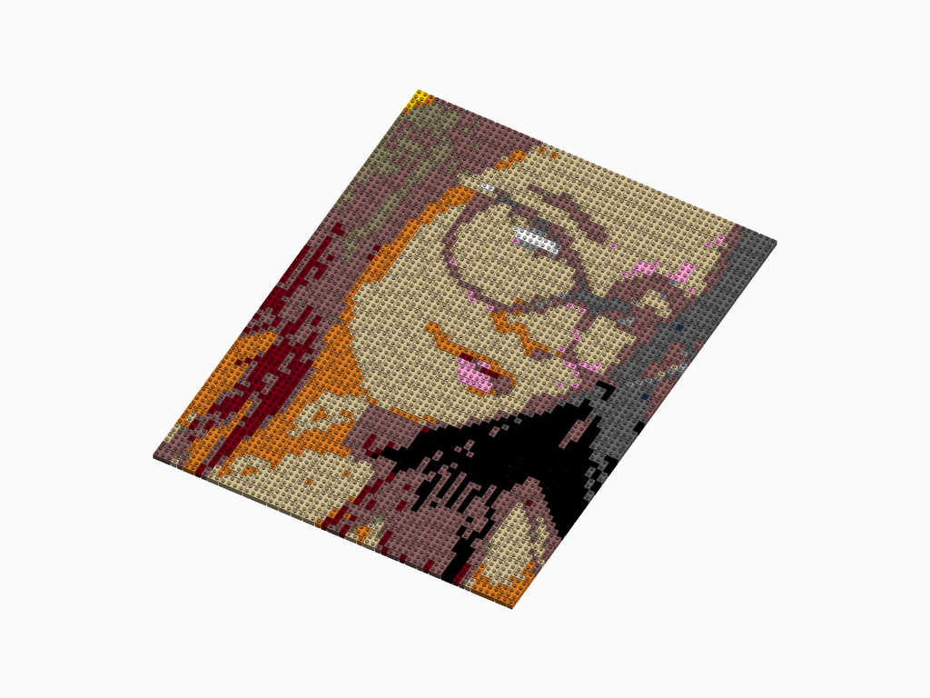 Custom Brick Mosaic