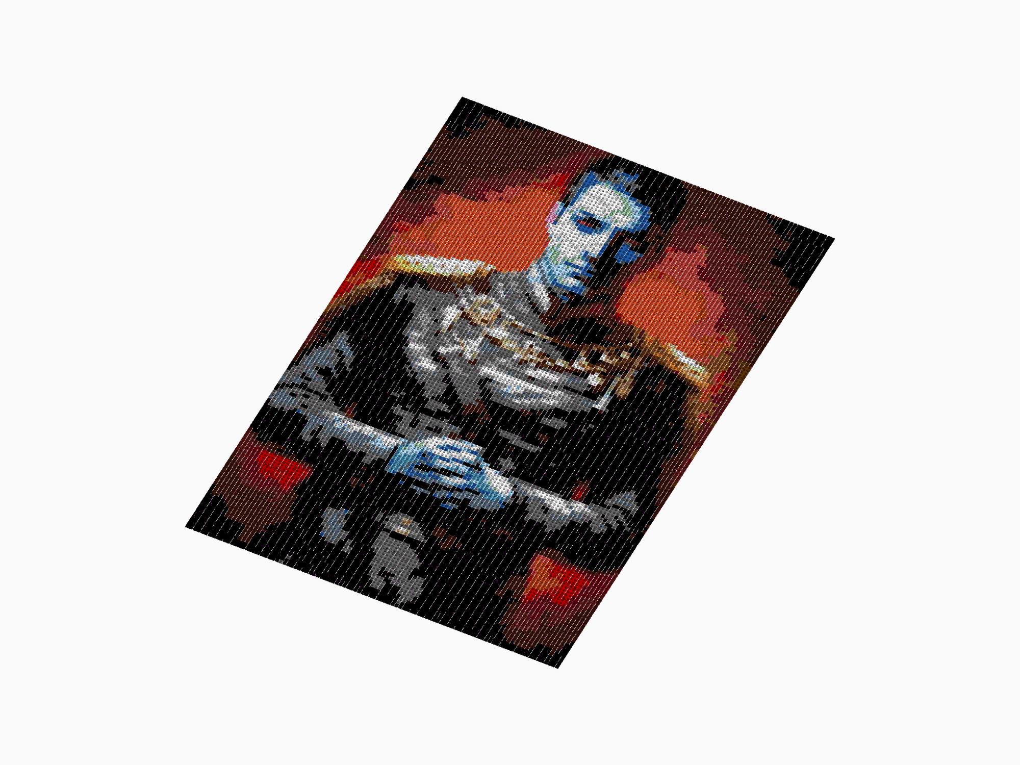 Custom Brick Mosaic