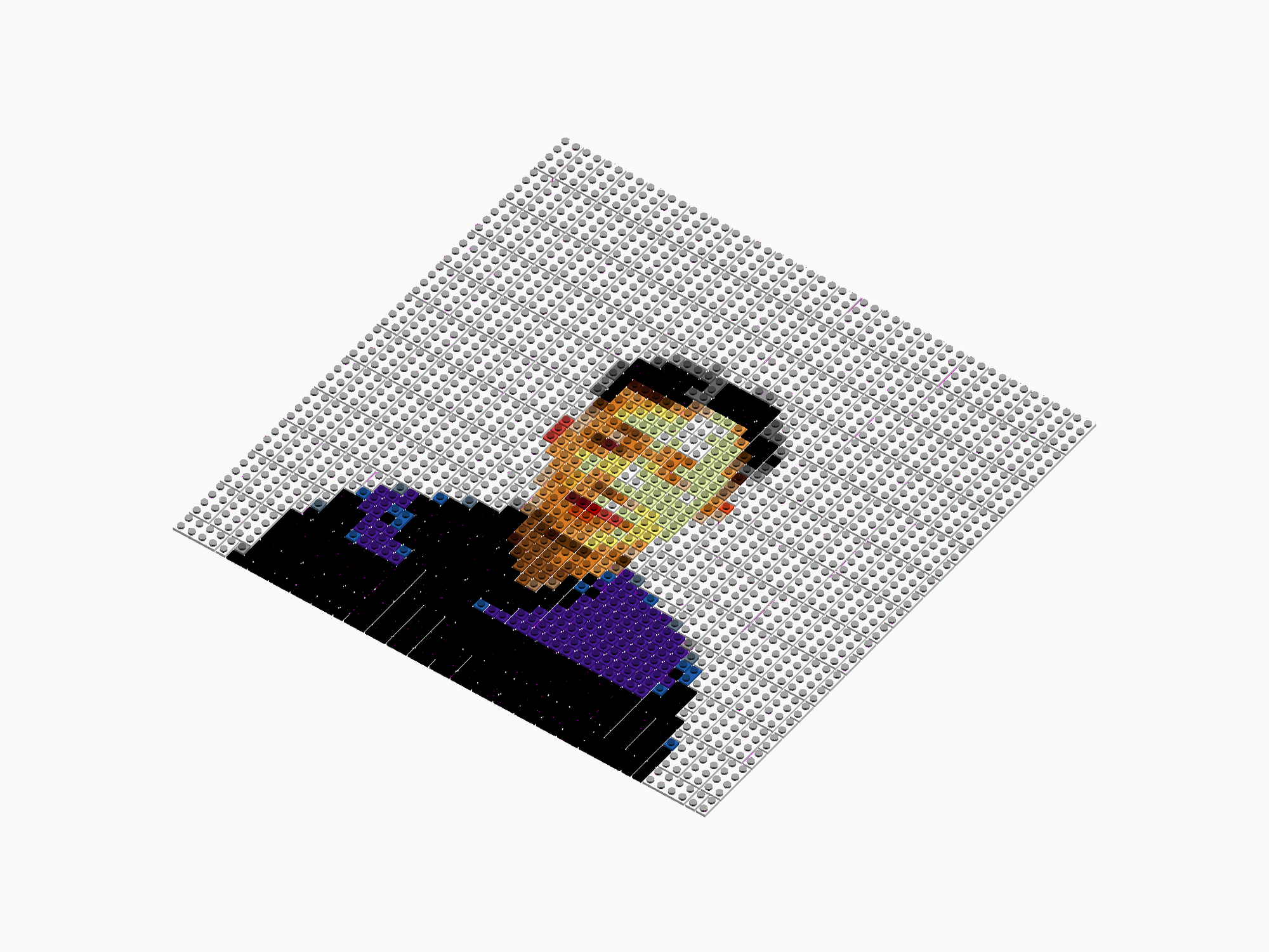 Custom Brick Mosaic