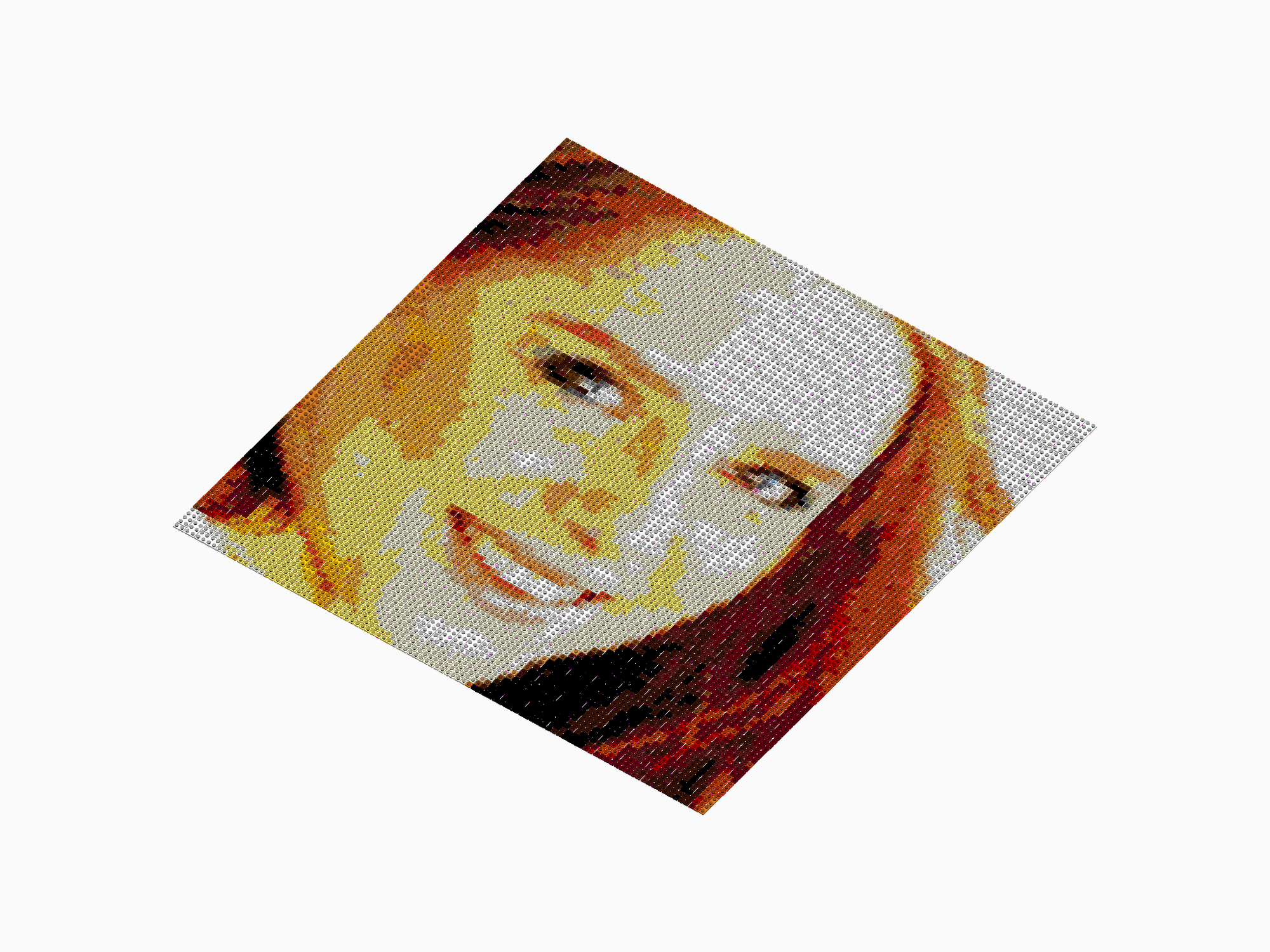 Custom Brick Mosaic