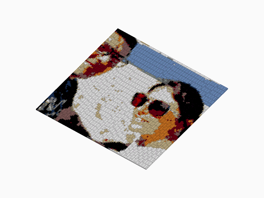 Custom Brick Mosaic