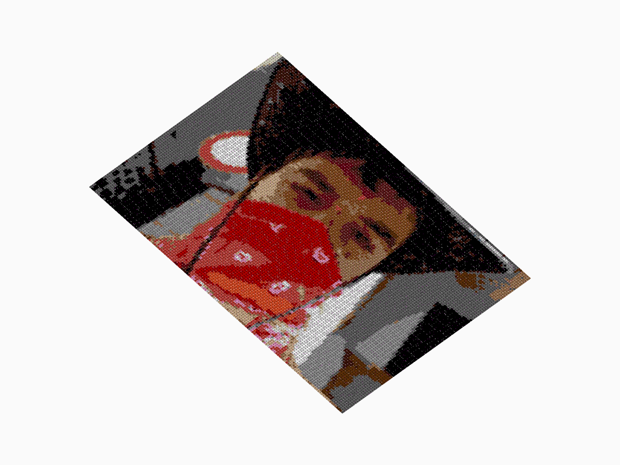 Custom Brick Mosaic