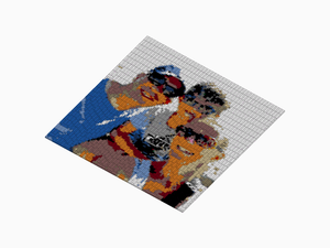 Custom Brick Mosaic