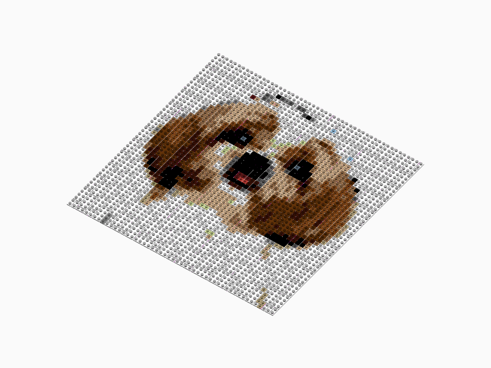 Custom Brick Mosaic