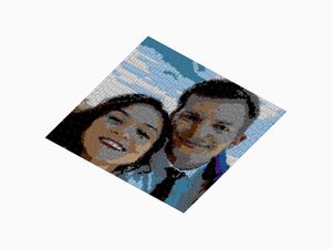 Custom Brick Mosaic
