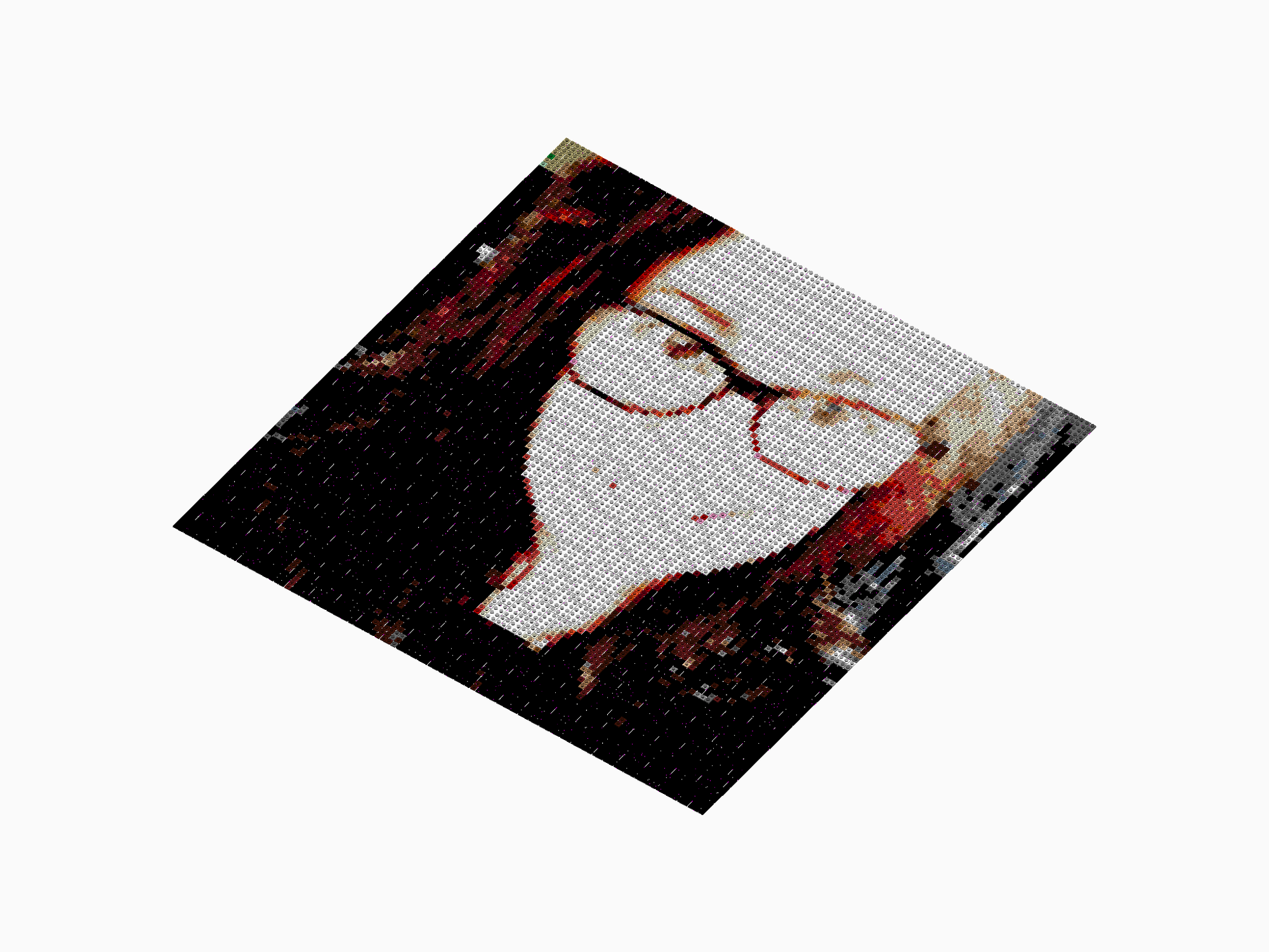 Custom Brick Mosaic