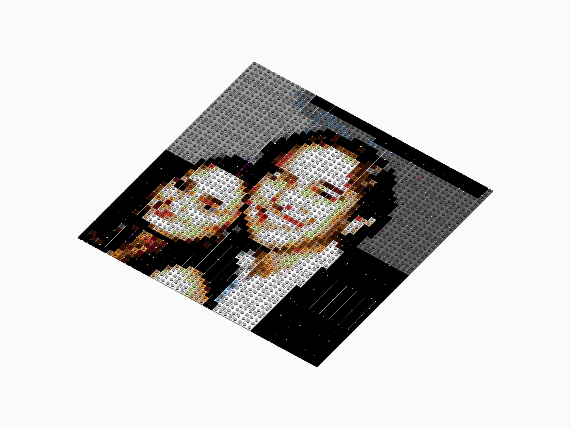 Custom Brick Mosaic