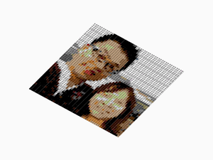 Custom Brick Mosaic