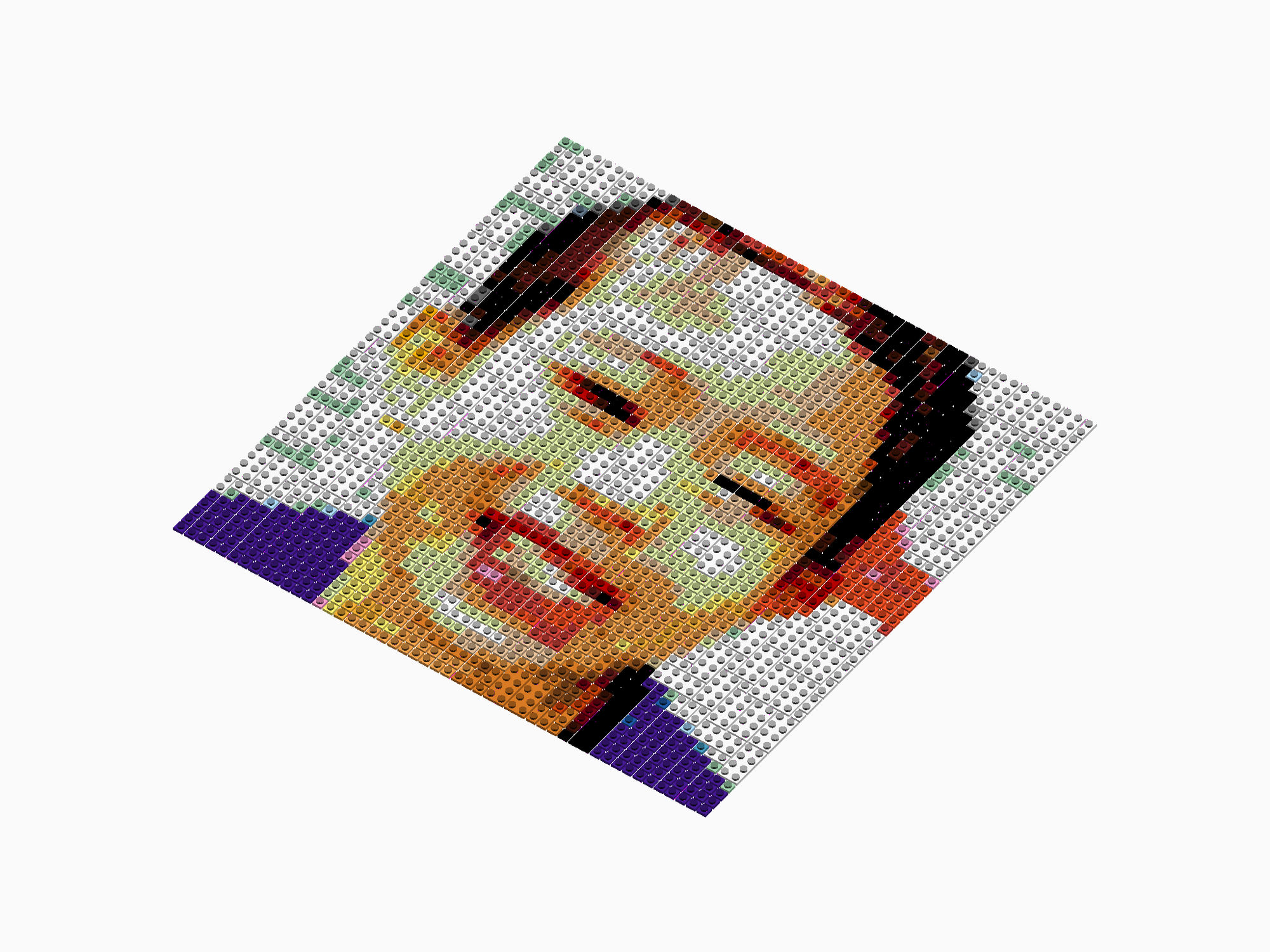Custom Brick Mosaic