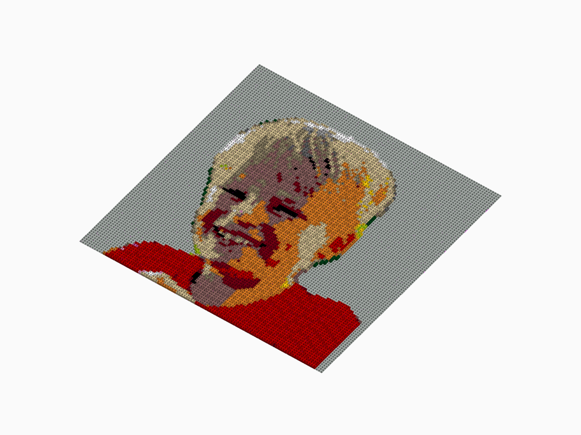 Custom Brick Mosaic